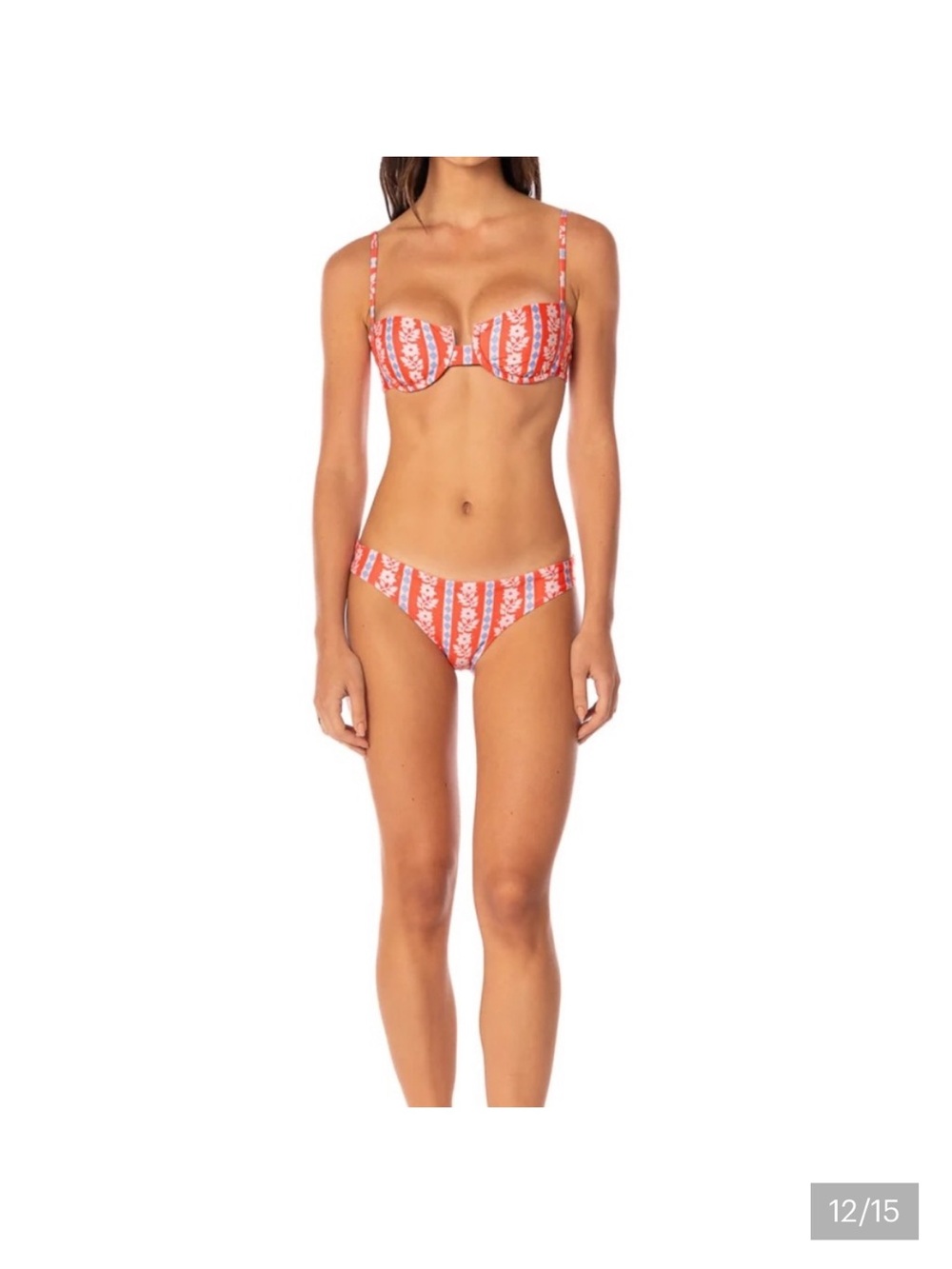 Maaji Vintage Bloom Underwire Bikini Size Medium NWT